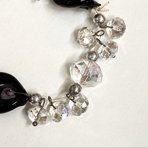 ⚠️ dark purple clear hollow blown glass beads - Picture 7 of 7